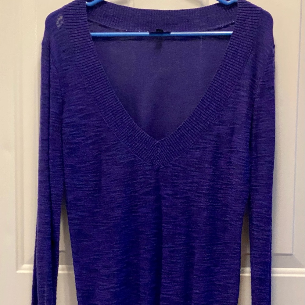 Express purple sweater